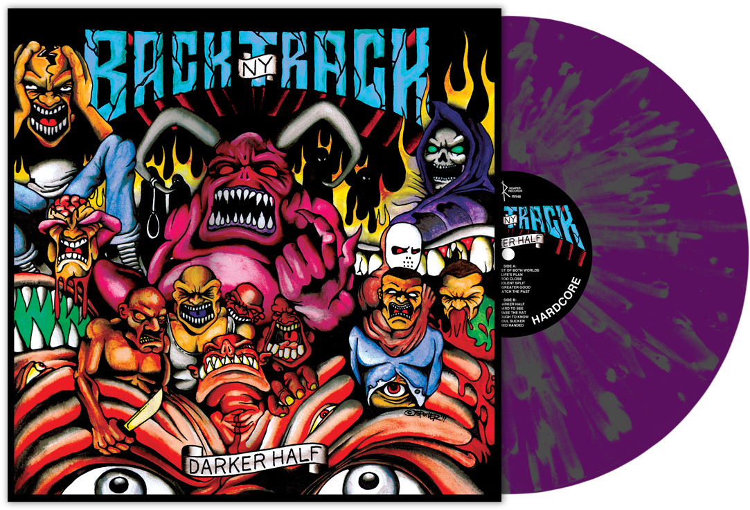 1,000 Purple & Silver Vinyl - Backtrack Darker Half (1100x755), Png Download