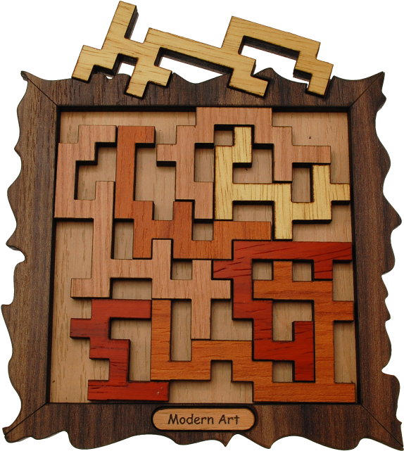 Download A Free Solution For Your Puzzles - Puzzles Modern Art (640x640), Png Download