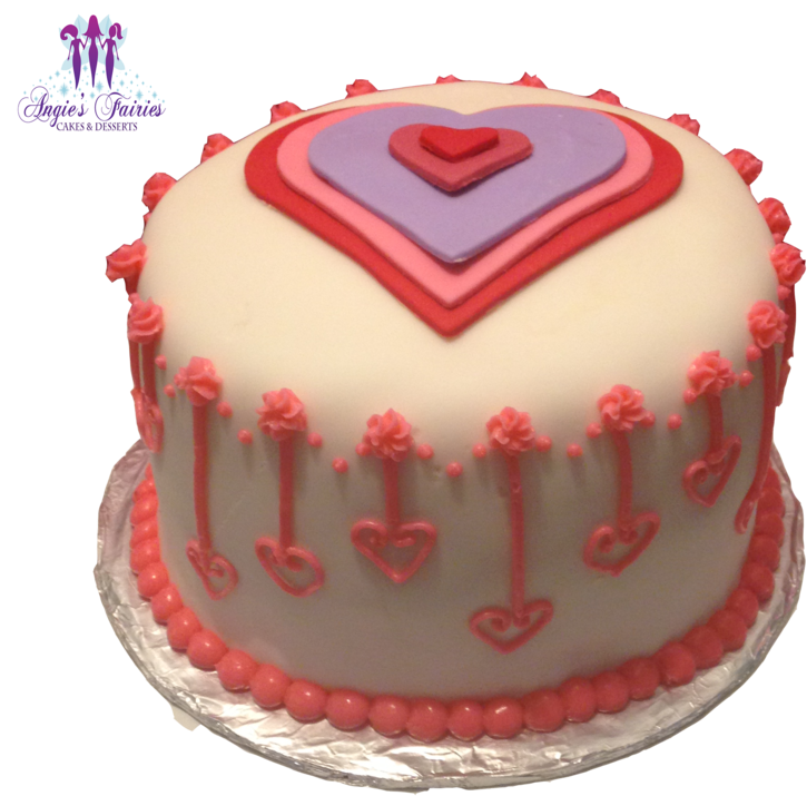 Heart Cake - Cake (1000x1333), Png Download