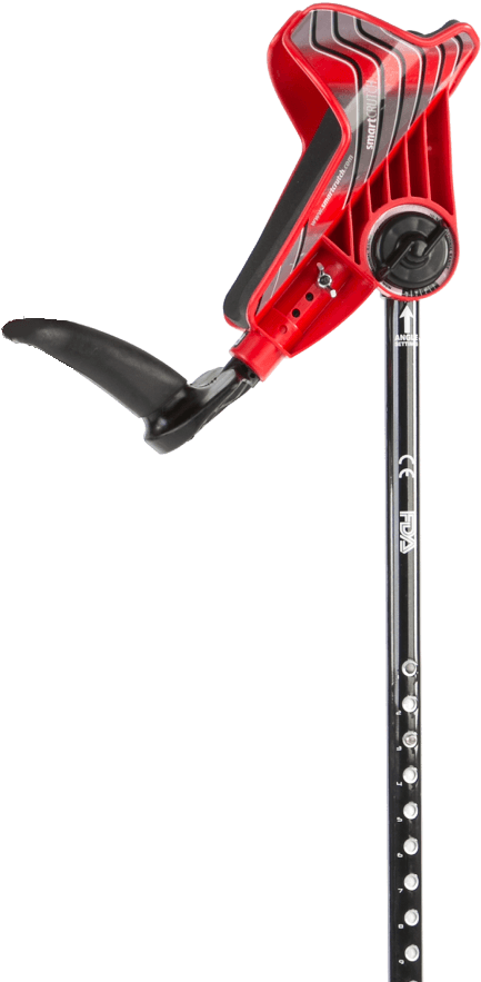 Red - Smartcrutch™ - Crutch (800x900), Png Download