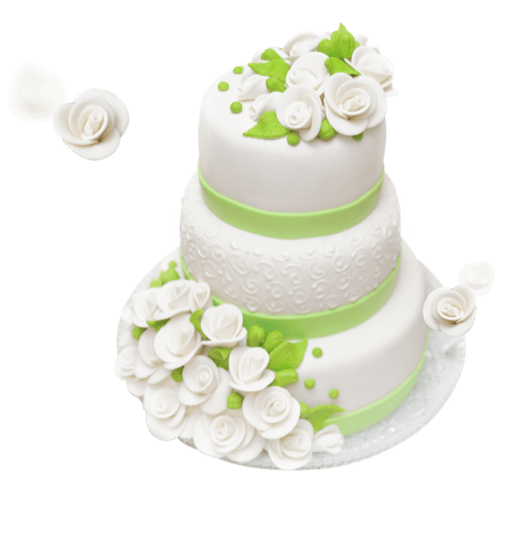 Welcome To Bakels - Wedding Cake (597x627), Png Download