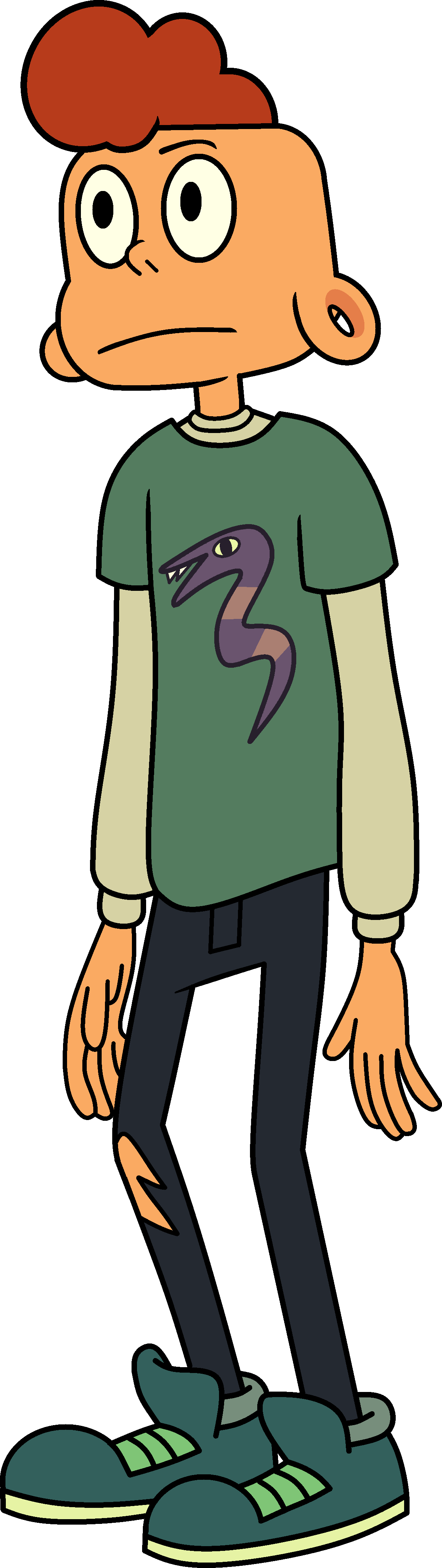 Lars Snake Shirt - Lars De Steven Universe (1213x4302), Png Download