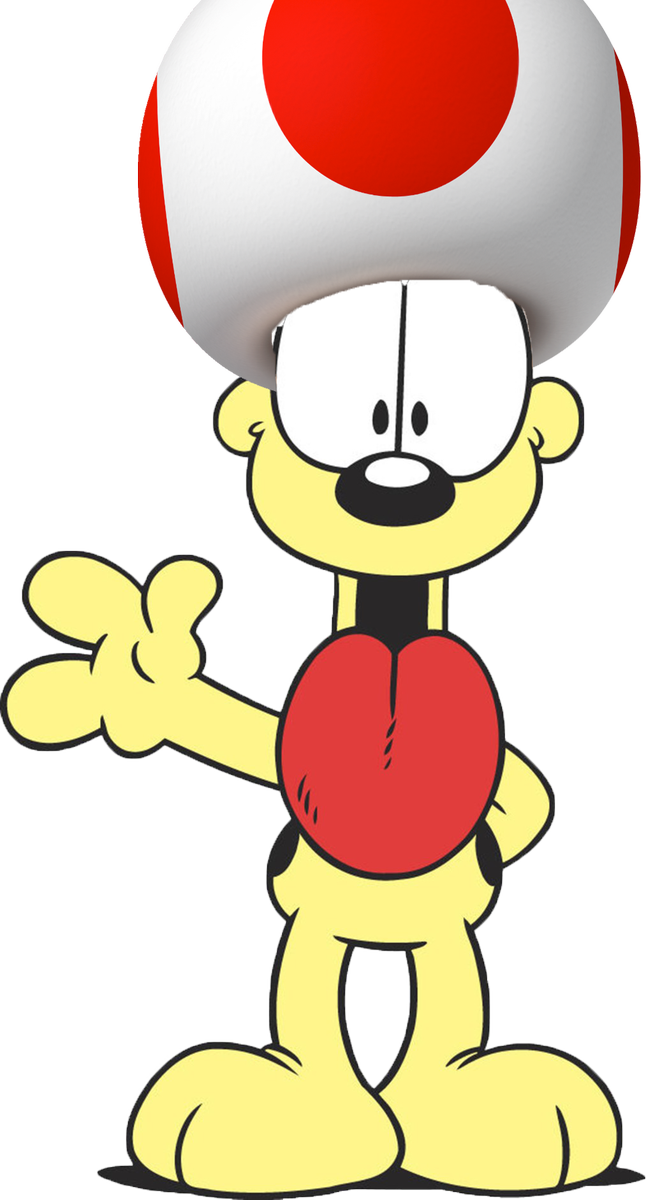 Pixelbuster❄ On Twitter - Garfield And Odie (653x1200), Png Download