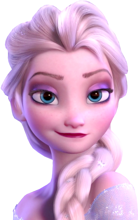 Transparent Background By Simmeh - Elsa Face Transparent Background (646x778), Png Download