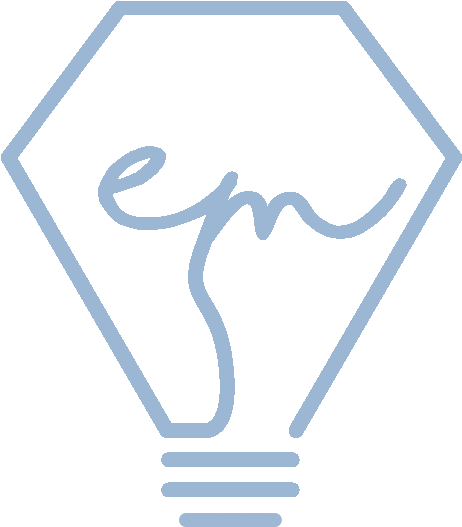 Ellemsee Logo Cerulean - Calligraphy (600x600), Png Download