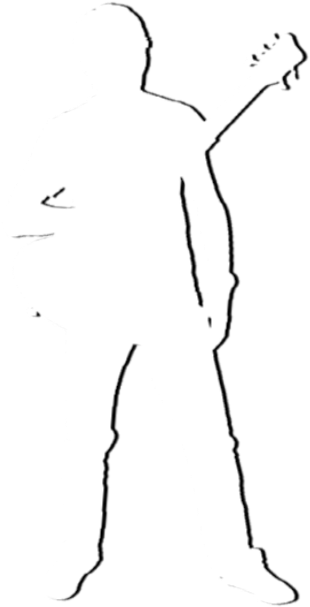 New Png Girl And Boy Silhoutee White - Figure Drawing (1024x1024), Png Download