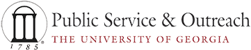 Uga Public Service Outreach - Name Of University 101: University Of Georgia (360x360), Png Download