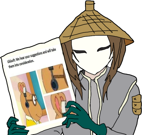 Humorfocus On The Meme In Nobushi's Hands - Meme (679x660), Png Download