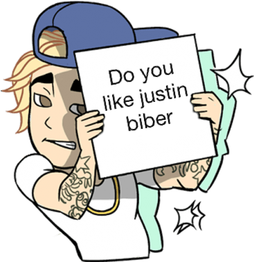#justmoji - Justin Bieber Emoji App (600x400), Png Download