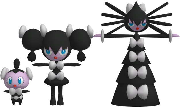 Gothita And Ralts - Gothita Gothitelle (640x384), Png Download