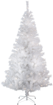 Christmas Tree Kalix Led White - Kalix Julgran Vit Led 195cm - Star Trading (360x360), Png Download
