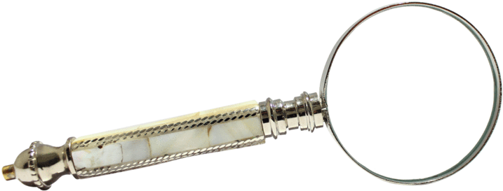 Quim Lupa Decorativa De Metal Y Hueso - Bone (1024x1024), Png Download