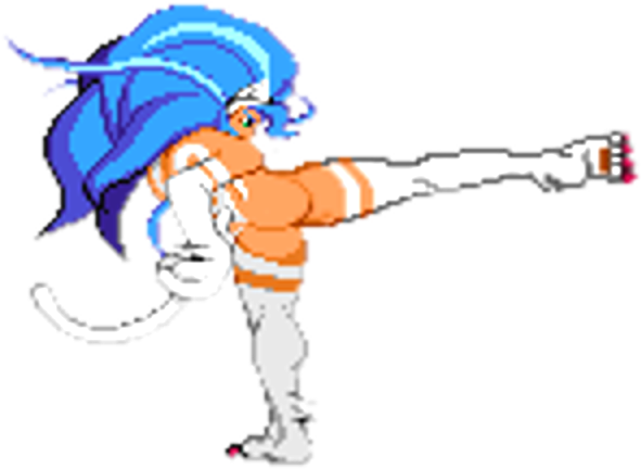 9 Feb - Felicia Darkstalkers Sprite (720x528), Png Download