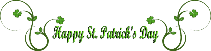 Meatless Friday For Catholics In Lent Called Off For - Happy St Patricks Day (800x194), Png Download