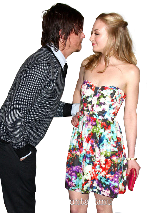 Beth Greene 3 Daryl Dixon - Daryl Dixon Et Beth Greene (500x724), Png Download