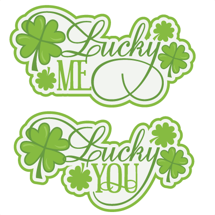 Lucky Titles Svg Cutting Files For Scrapbooking St - St Patrick's Day Scrapbooking (432x432), Png Download