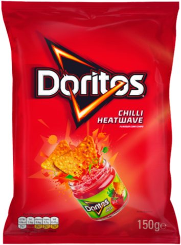 Doritos Chilli Heatwave 150g - Doritos Chilli Heatwave (500x500), Png Download