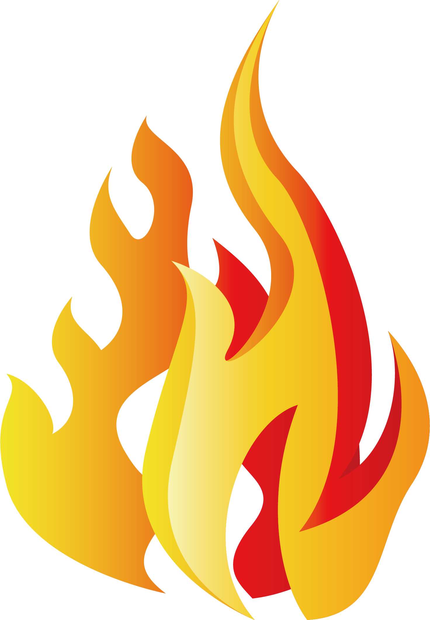 Clipart Black And White Flame Art Transprent Png - Clip Art (1472x2125), Png Download