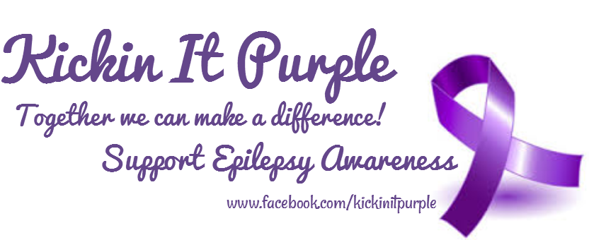 Kickin It Purple's Facebook Cover Epilepsy Awareness - Calligraphy (843x403), Png Download