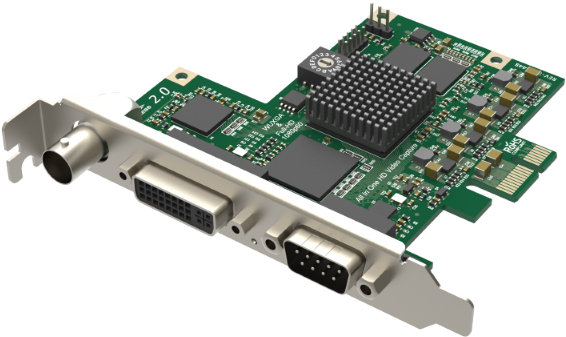 Magewell Pro Capture Quad Hdmi Magewell Pro Capture - Pci Express Lpt Card (630x383), Png Download