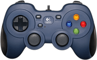 Wired Logitech Game Pad F310 - Gamepad Logitech (350x400), Png Download