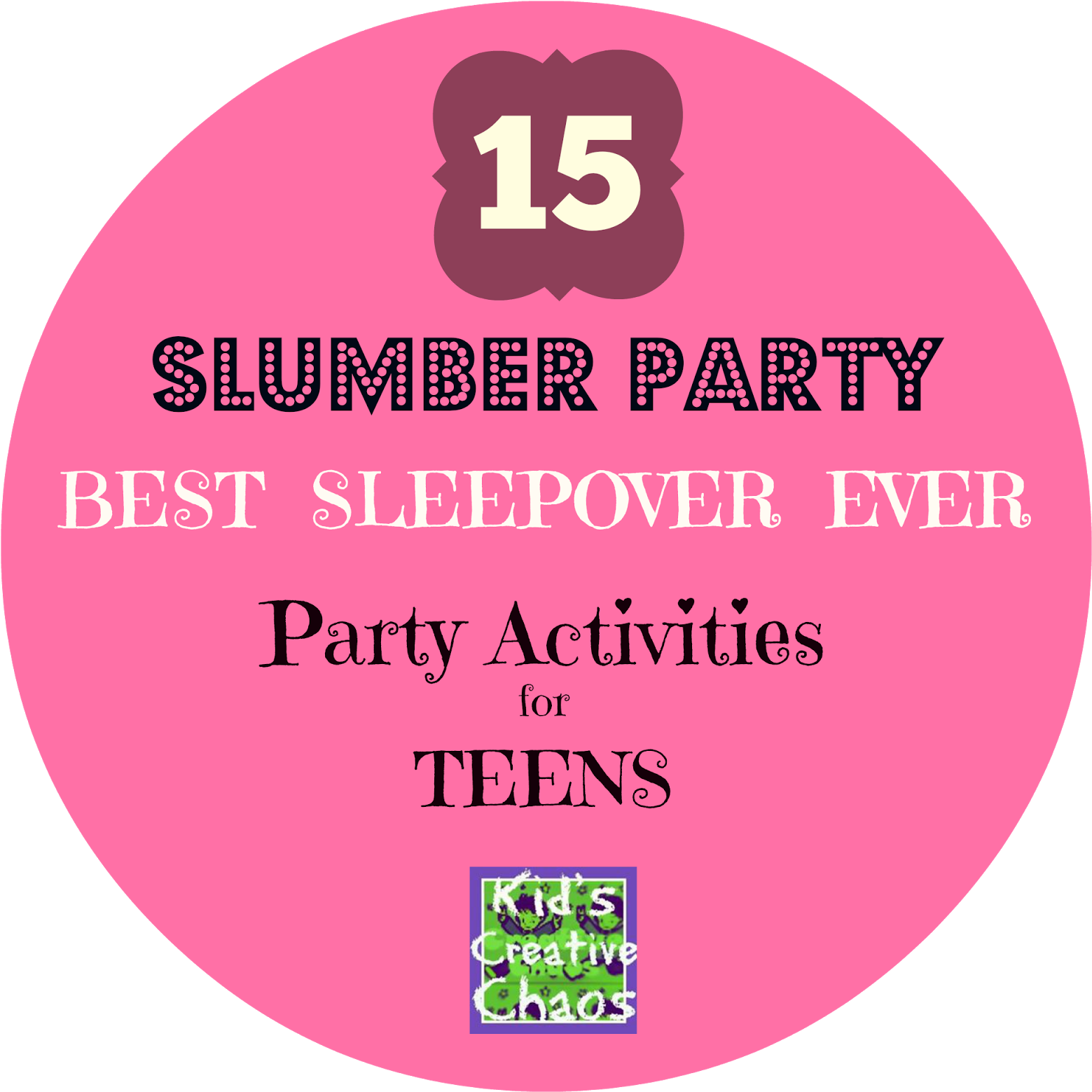 Kids Creative Chaos - Activities For Teen Girls Party (1600x1600), Png Download