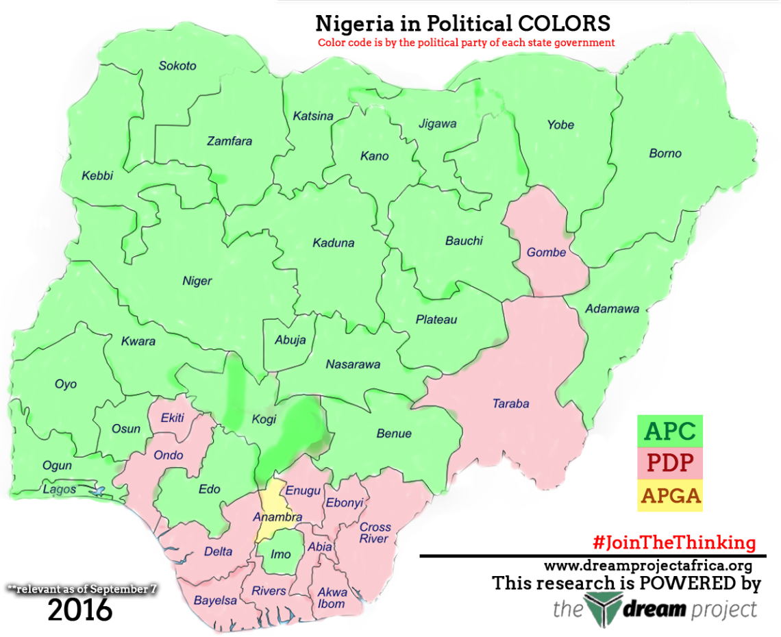 Studying Nigeria In Political Colors By Nelson Oluwabukola - Atlas (1140x930), Png Download