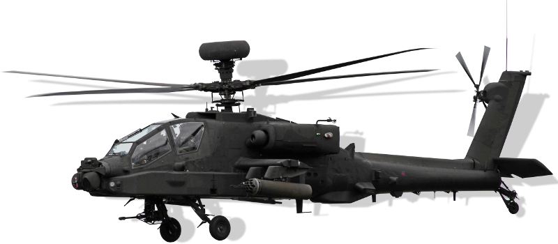 A 3d Apache Helicopter Moel - London Biggin Hill Airport (800x350), Png Download