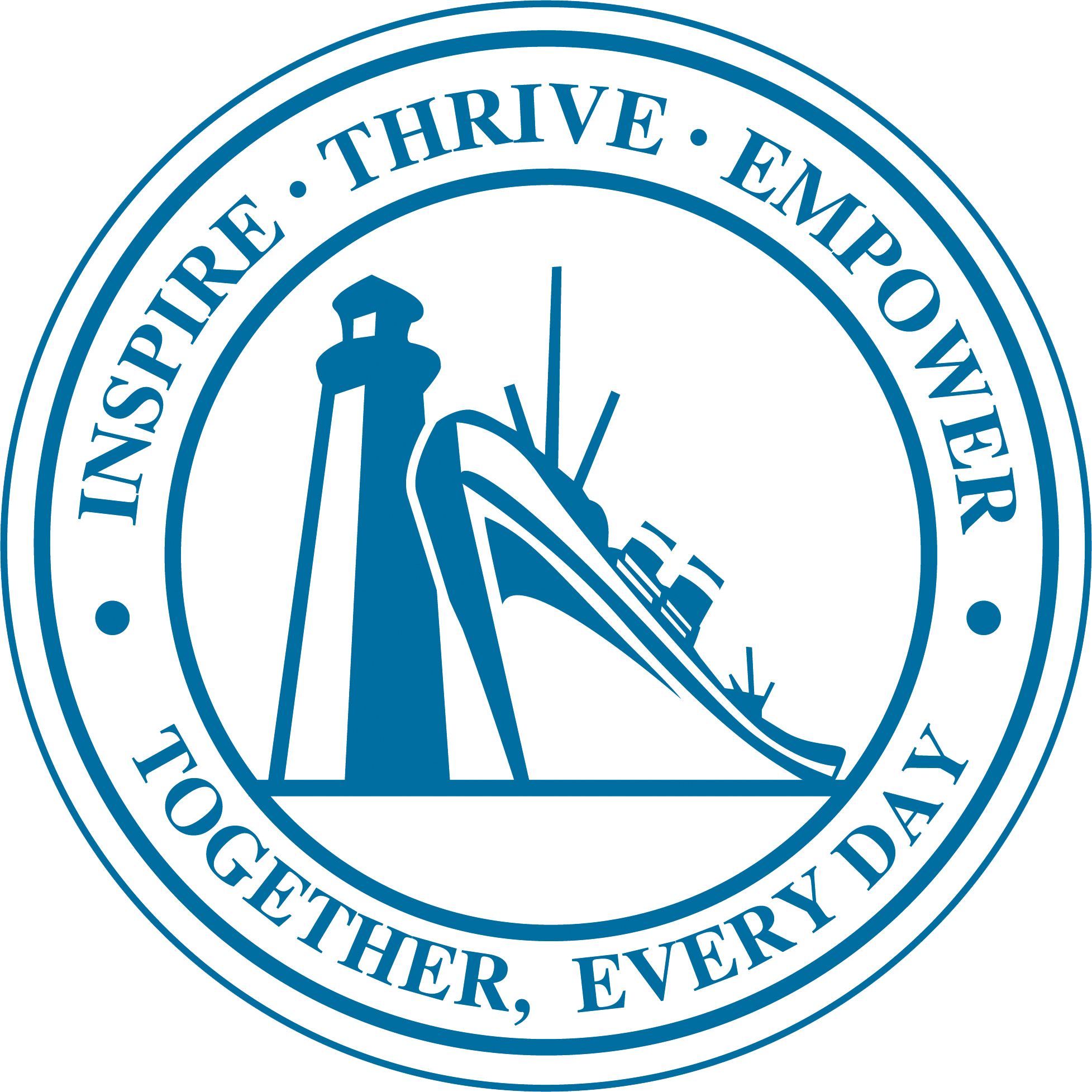 Hueneme Elementary School District Inspiring And Empowering - Hueneme School District Logo (1955x1955), Png Download
