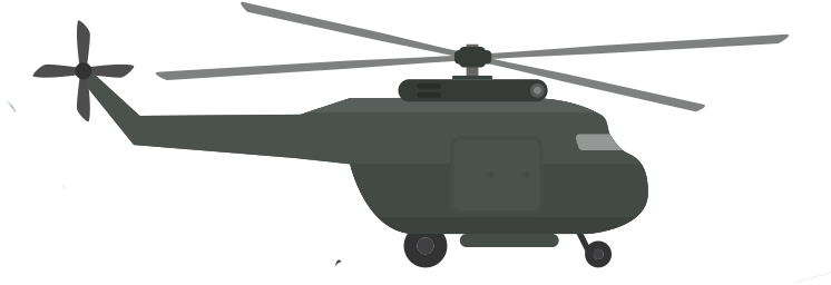 Helicopter X1 - Vector Graphics (750x450), Png Download