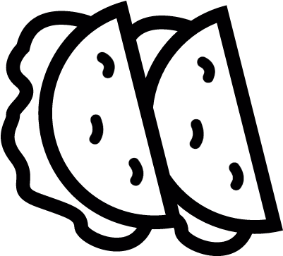 Take Away Tacos Vector - Taco (400x400), Png Download