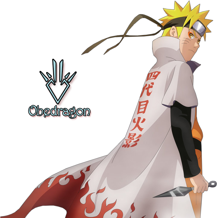 Naruto Hokage Render By Obedragon - Naruto Shippuden Hokage Render (773x744), Png Download