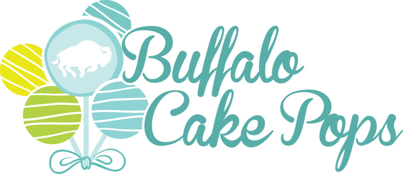 Buffalo Cake Pops Logo - Big Dot Of Happiness - Hello Little One - Blue And (808x350), Png Download