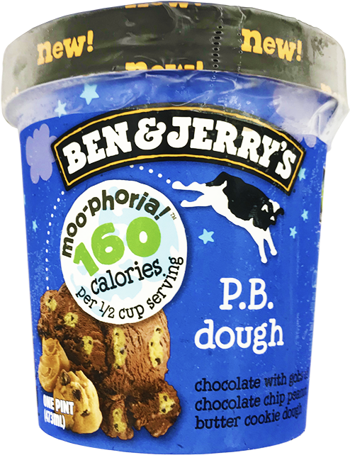 Ben & Jerry's Moo-phoria P - Ben & Jerry's Ice Cream Boom Chocolatta Cookie (502x650), Png Download