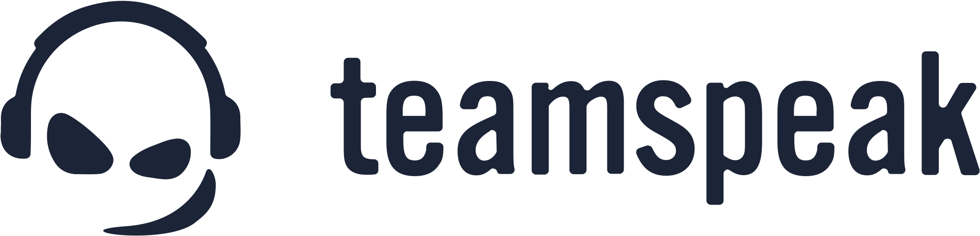 Open - Teamspeak Logo (2000x488), Png Download