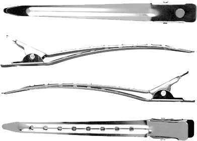 Every Curly Girl Can Find Use For These Long, Narrow - Hi Lift Metal Duckbill Clips (425x312), Png Download