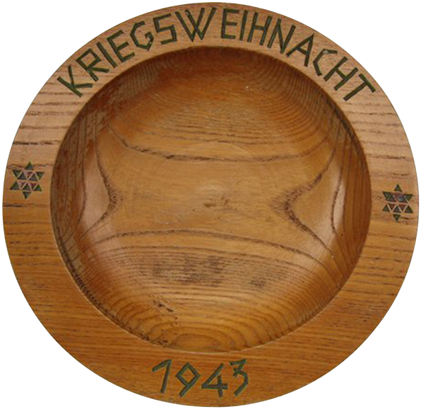 Война Рождества, Kriegsweihnacht, Деревянная Тарелка, - Ring (600x600), Png Download