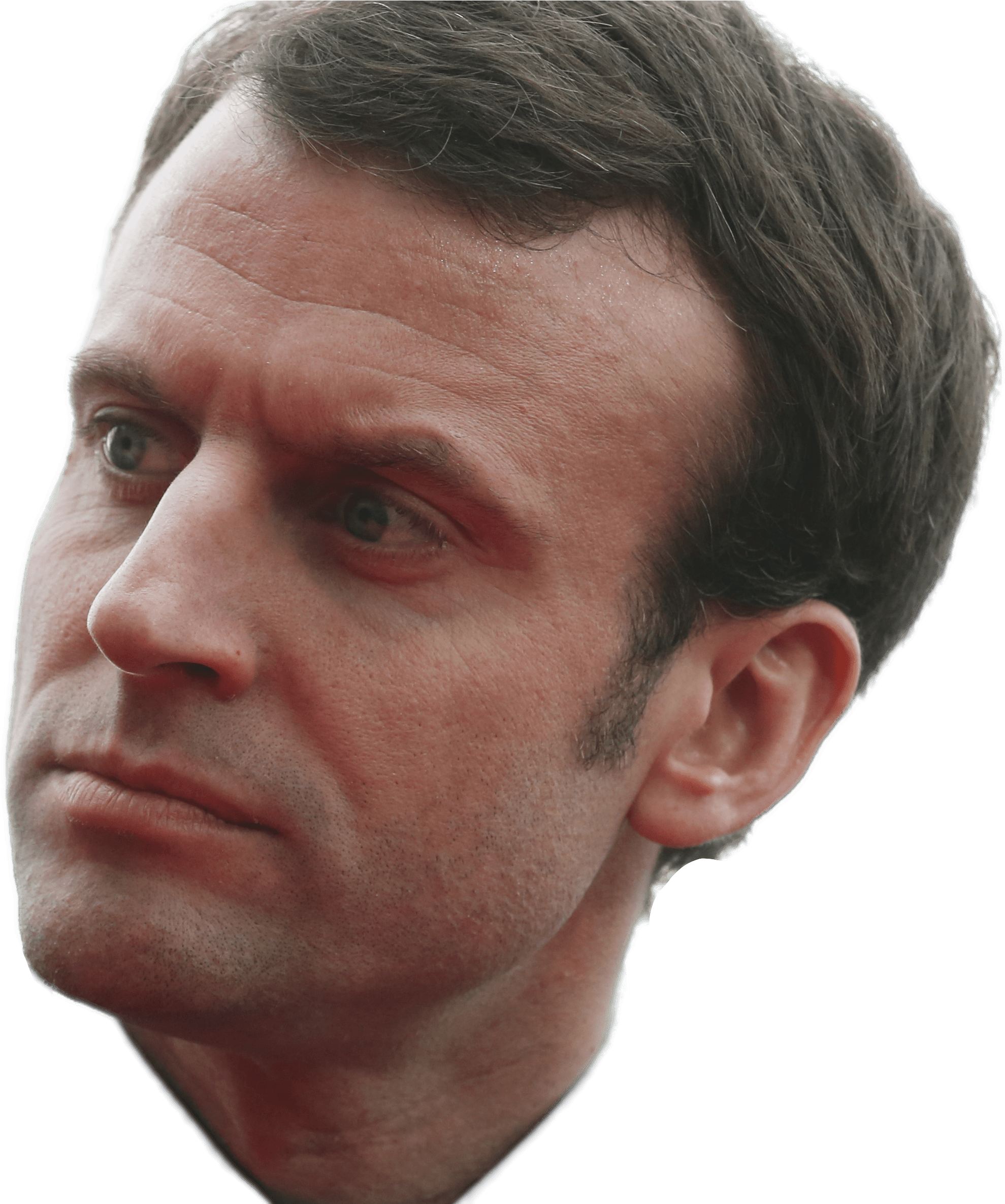 Emmanuel Macron Side View Png - Emmanuel Macron Png (2197x2370), Png Download