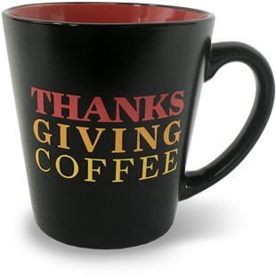 Thanksgiving Coffee Mug - Thanksgiving Coffee Mugs (400x362), Png Download