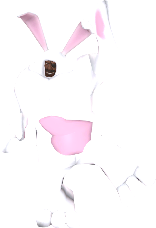 Easter Bunny Demoman - Demoman Bunny (506x736), Png Download