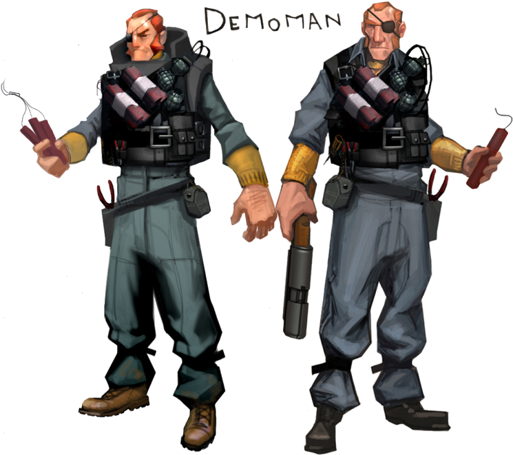 Also If Anyone Can Make The Vta Files That Would Be - Team Fortress 2 Concept (759x665), Png Download