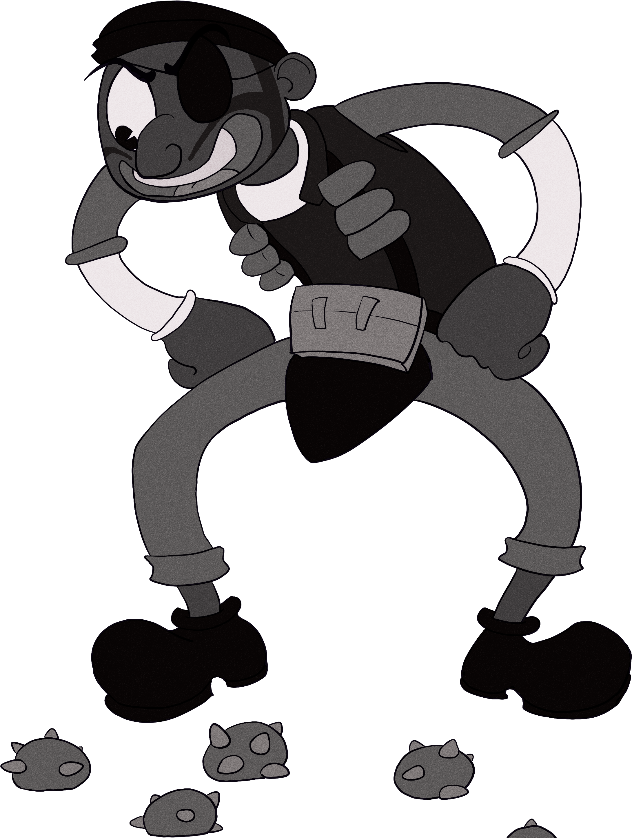 Toon Demoman - Cartoon (2500x3003), Png Download