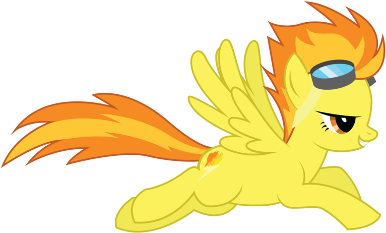Fanmade Spitfire Out Of Costume - My Little Pony: Friendship Is Magic (900x500), Png Download