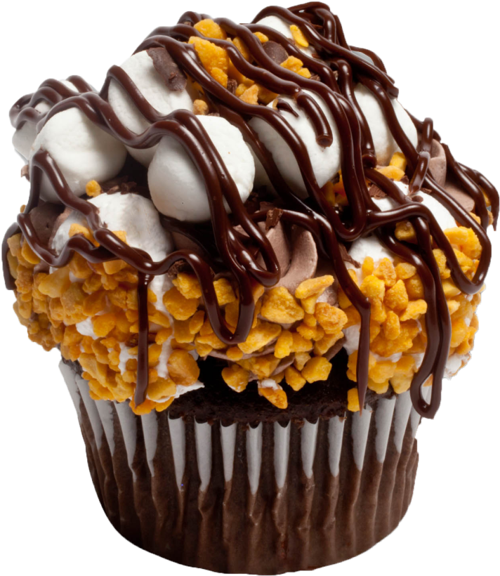Smores Cupcake - Smores Cupcake Png (1024x1024), Png Download