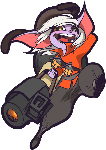 Tristana Soldier Tf2 (600x775), Png Download