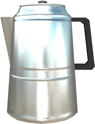 Untarnished Coffee Pot - The Vault (1200x732), Png Download