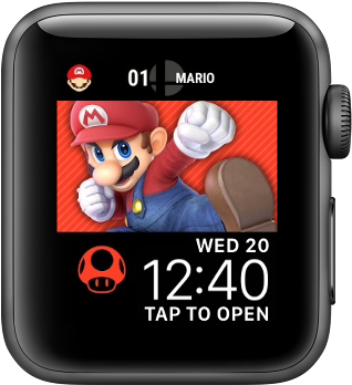 Https - //i - Redd - It/lqd027psof511 - Smash Bros Apple Watch (332x386), Png Download