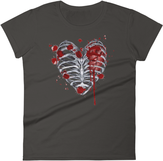 Ribbed Caged Heart - Heart (600x600), Png Download