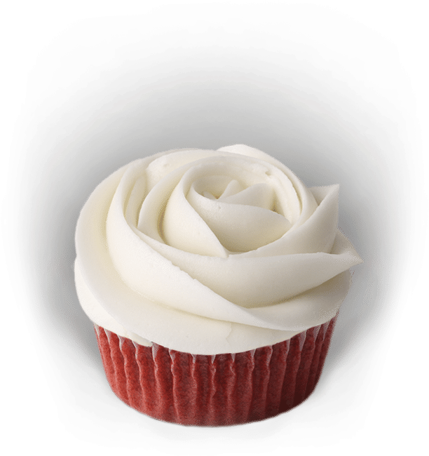 Dozen White Rose Cupcake Box - Cupcake (638x800), Png Download
