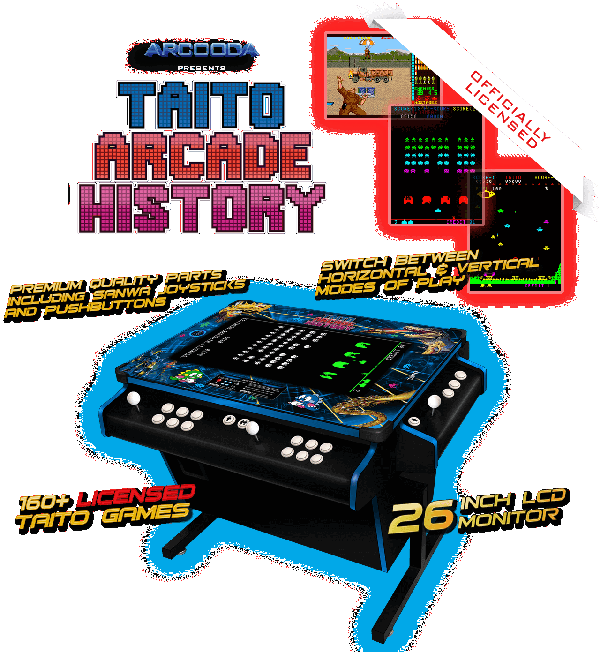 Arcooda Has Partnered With The Highly Influential Japanese - Taito (600x652), Png Download